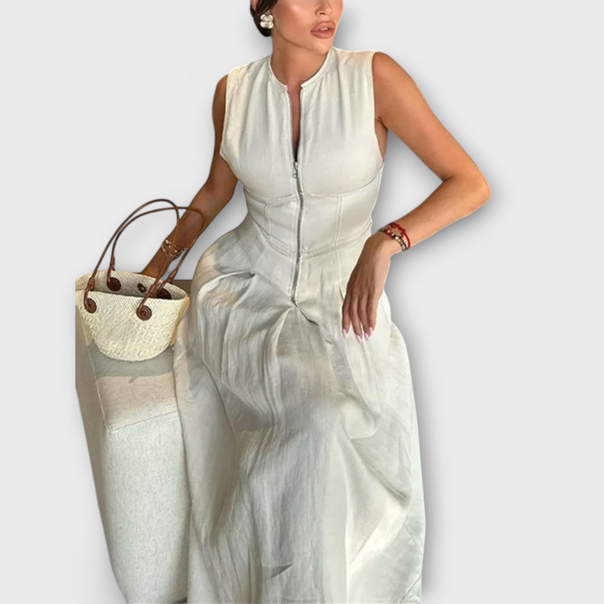 Women’s Dress, Relaxed Fit, Soft Natural Fiber Fabric, Breathable, Versatile Style