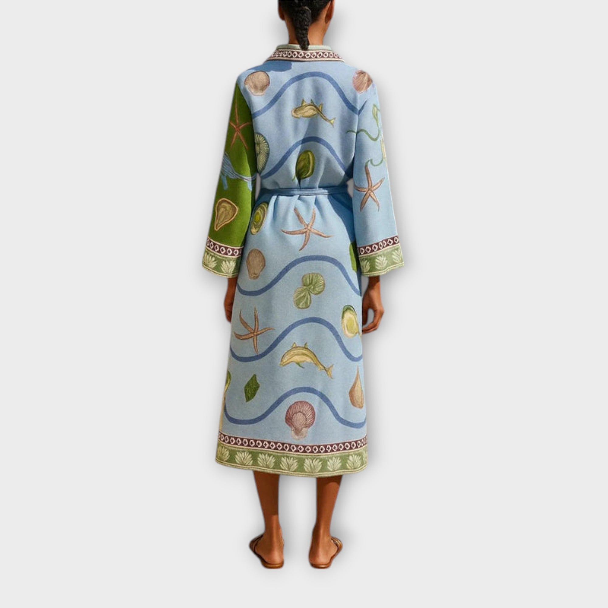 Women’s Floral Midi Dress, Sleeveless, Button Neckline, Flowing Fit, Breathable Fabric