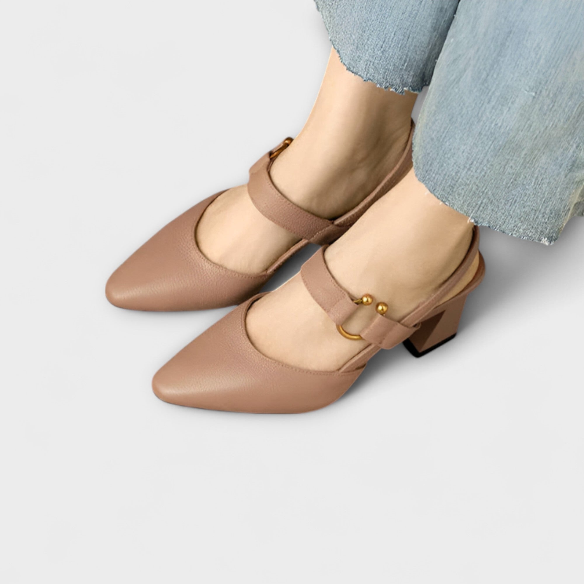 Women’s Heels with Spacious Toe Box, Arch Support, Ergonomic Cushioning, and Comfort Design