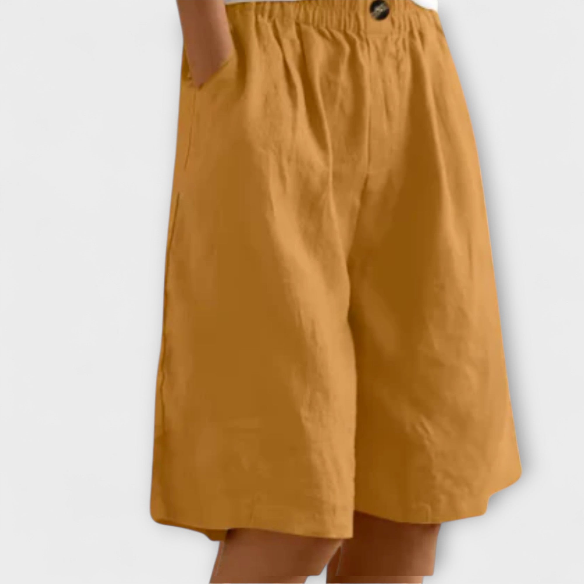 Women’s Lightweight Shorts, Loose Fit, Breathable Fabric, No Sleeve, No Neckline