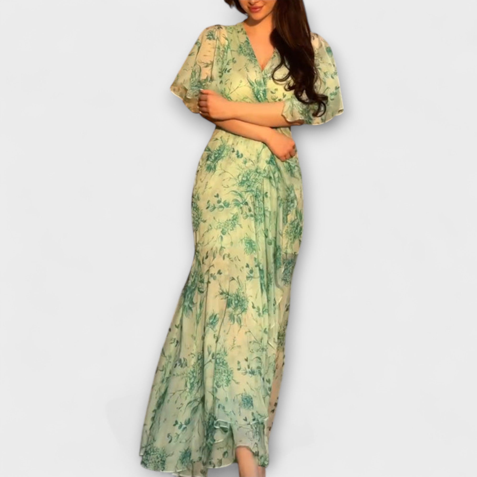 Women’s Midi Dress, Adaptable Fit, High-Quality Fabric, Comfortable, Flattering Silhouette, Seasonal Versatile