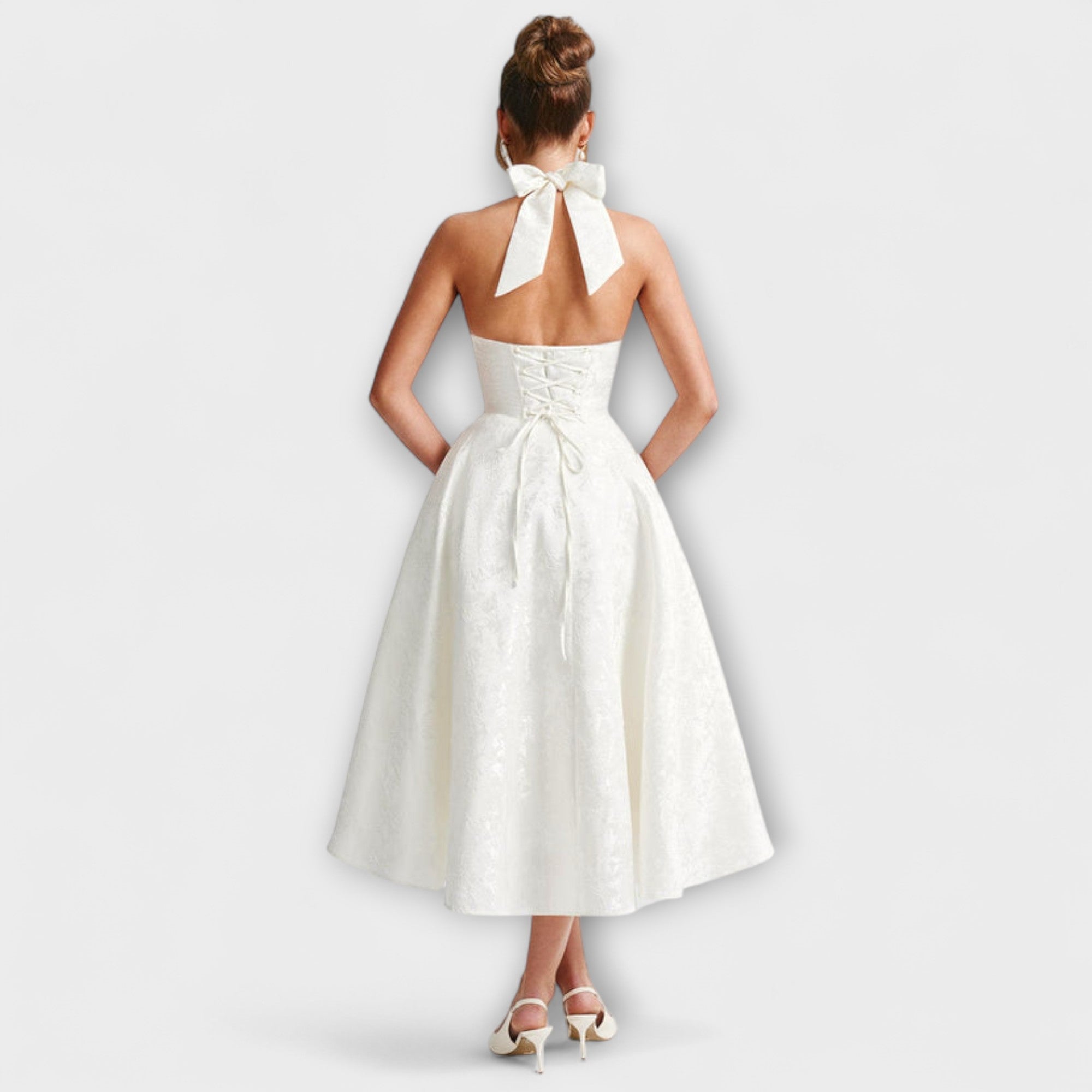 Women’s Midi Dress Sleeveless, Breathable Woven Blend, Soft Neckline, Flattering Fit