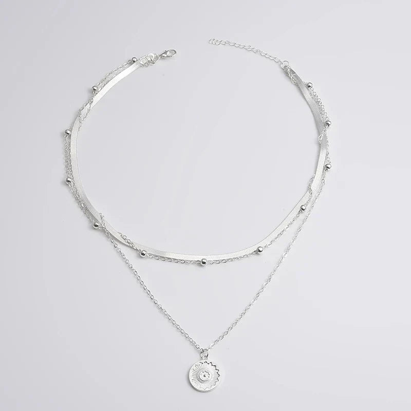 Women’s Necklace, Polished Finish, Classic Elegance and Contemporary Style