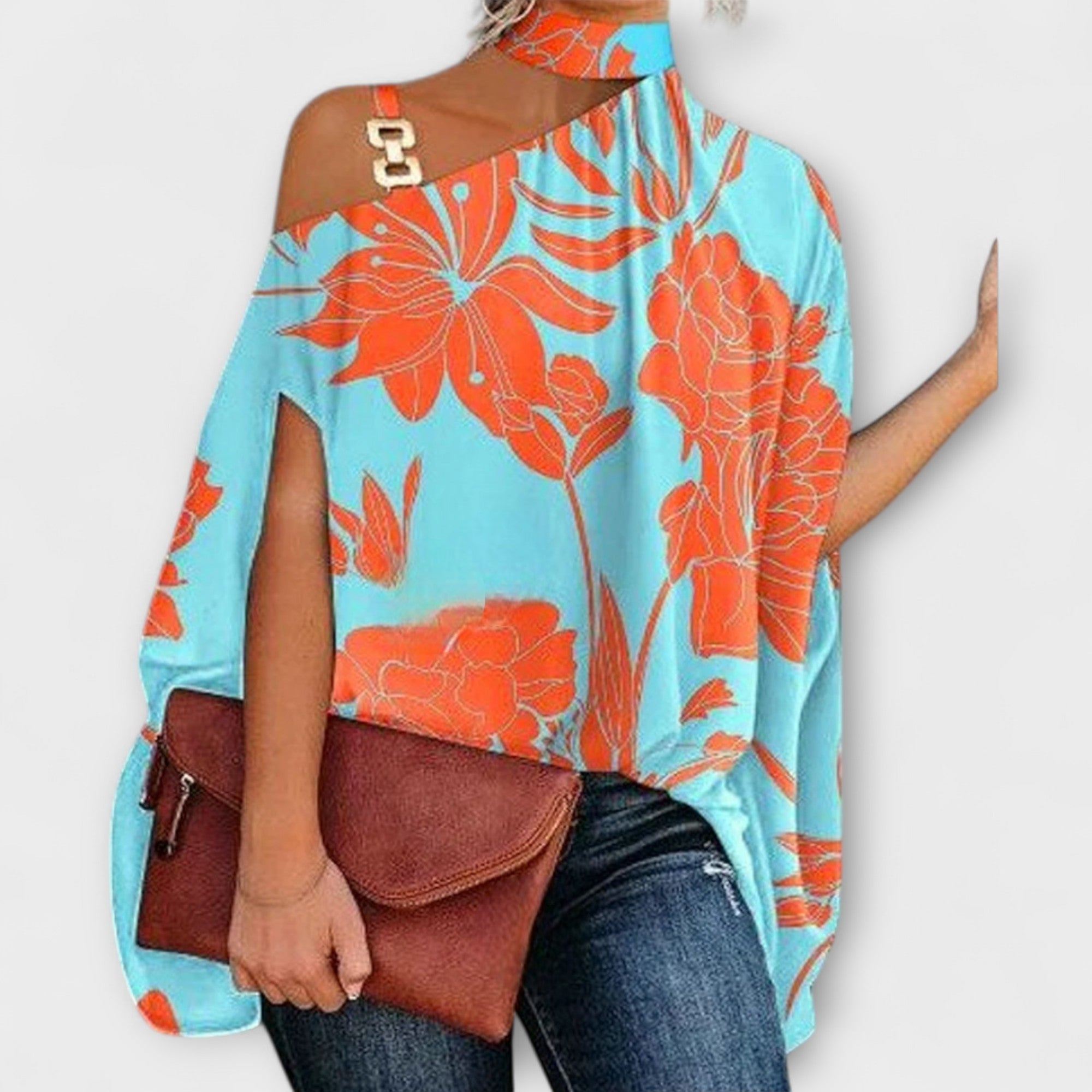 Women’s Off-Shoulder Blouse, Short Sleeve, Breathable Material, Comfortable Fit, Versatile Design