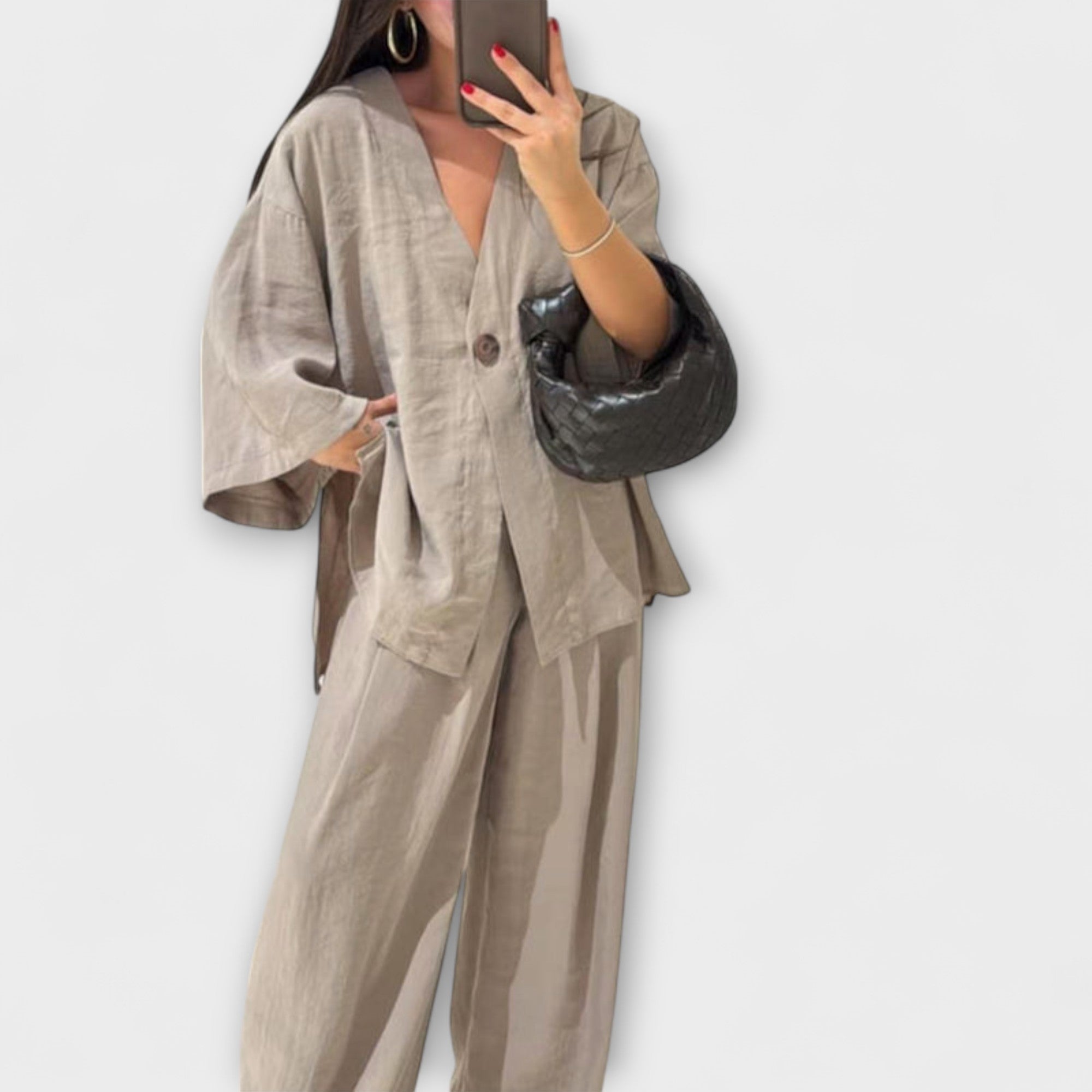 Women’s Polyester Suit, Tailored Fit, Casual, Durable Breathable Fabric