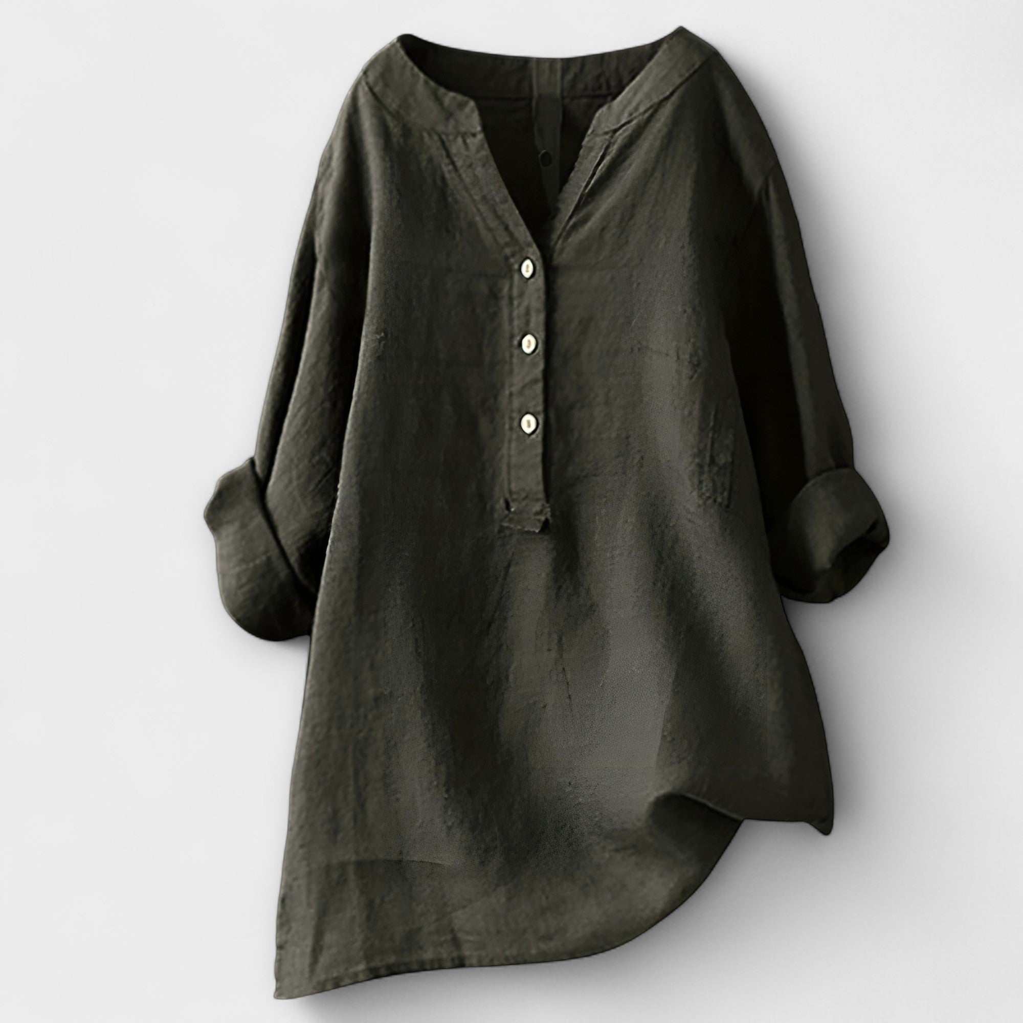 Women’s Cotton Blend Blouse, Lightweight, Relaxed Fit