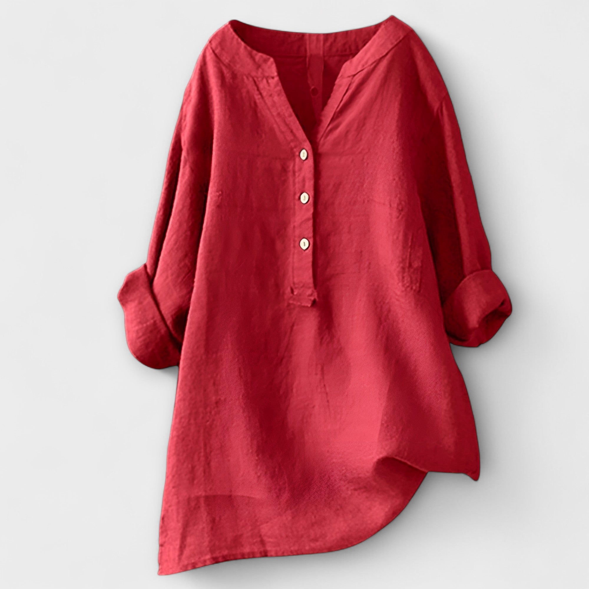Women’s Cotton Blend Blouse, Lightweight, Relaxed Fit