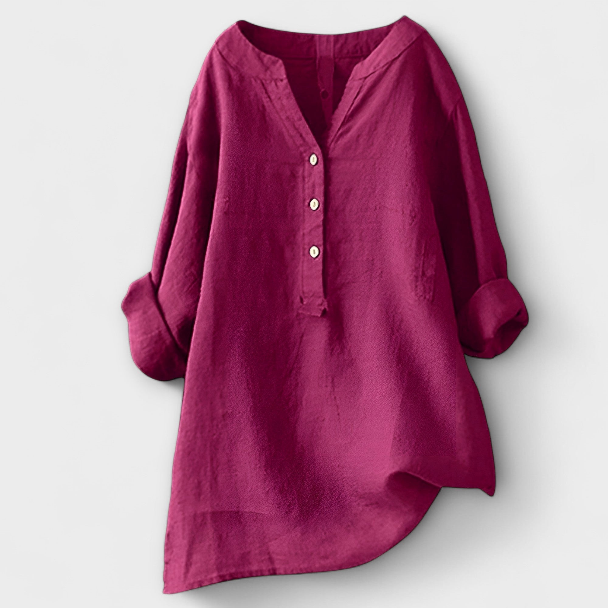 Women’s Cotton Blend Blouse, Lightweight, Relaxed Fit