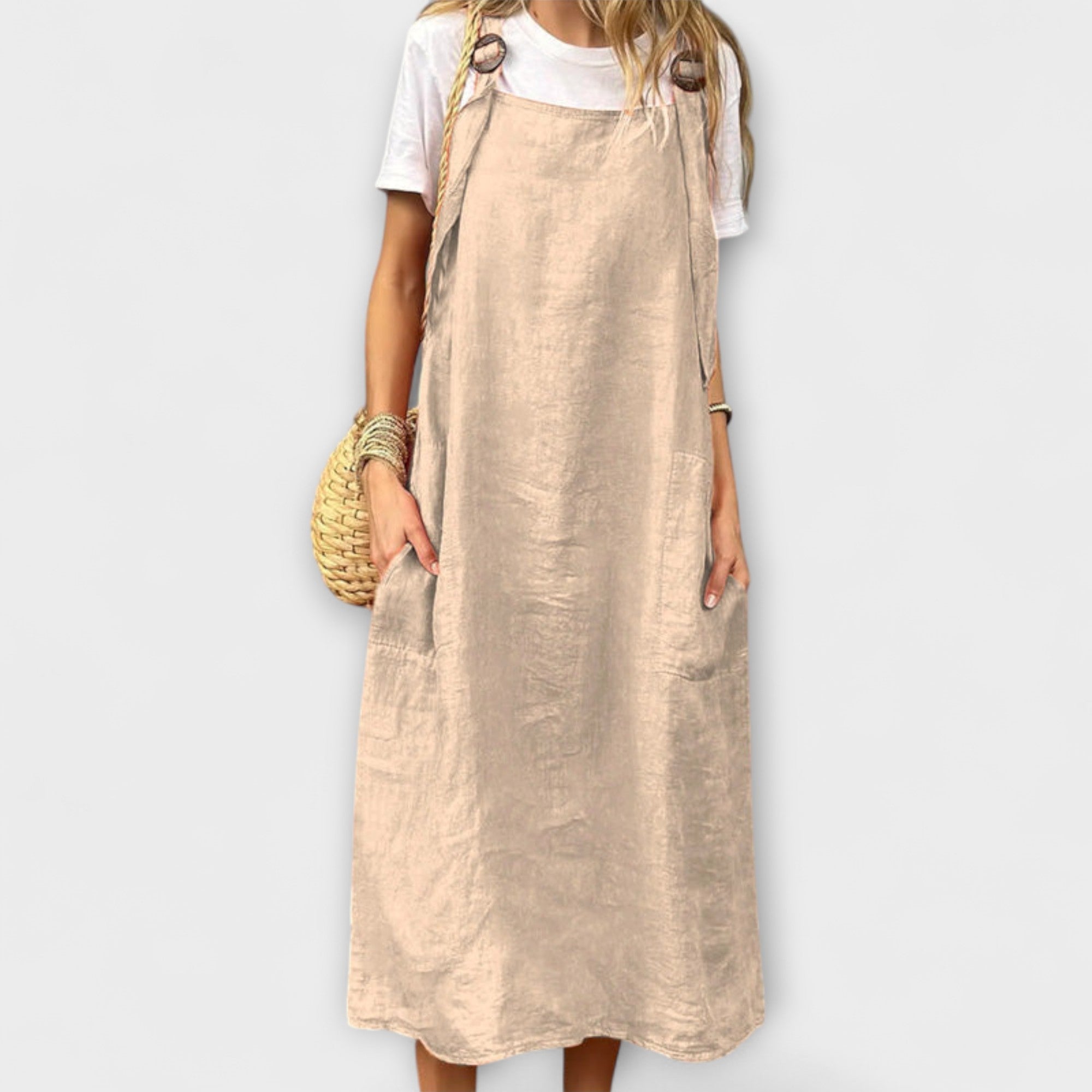 Women’s Salopette Dress, Durable Material, Functional Fit, Tailored Construction for Active Lifestyle