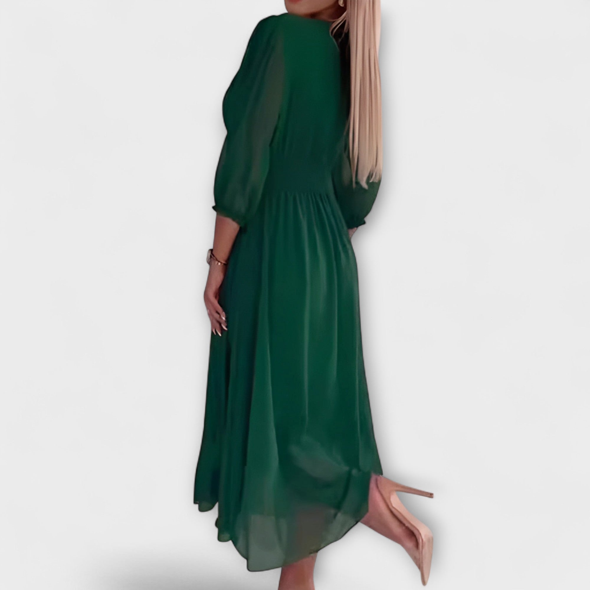 Women’s Wrap Dress, Adjustable Fit, Soft Breathable Fabric, Versatile Silhouette