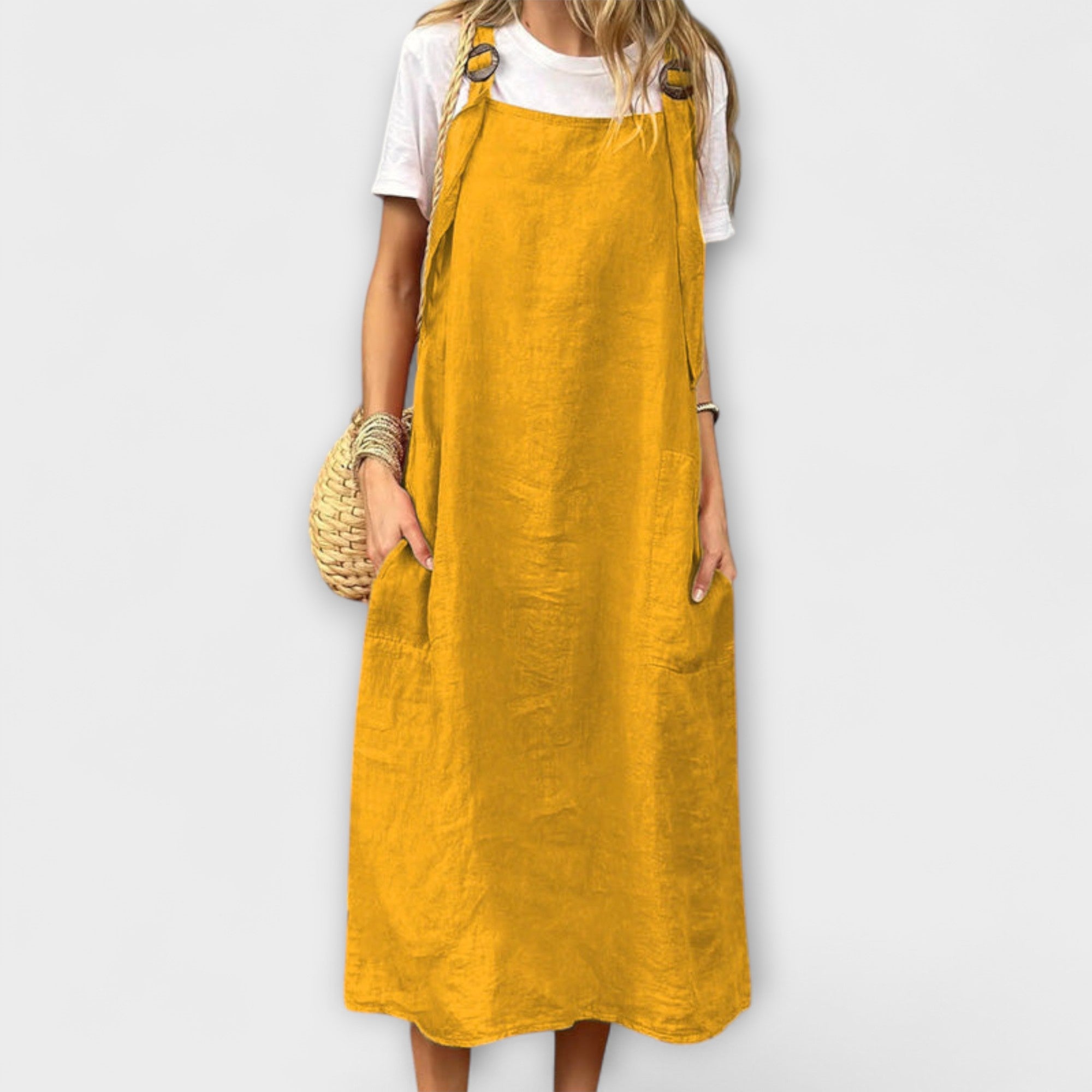 Women’s Salopette Dress, Durable Material, Functional Fit, Tailored Construction for Active Lifestyle